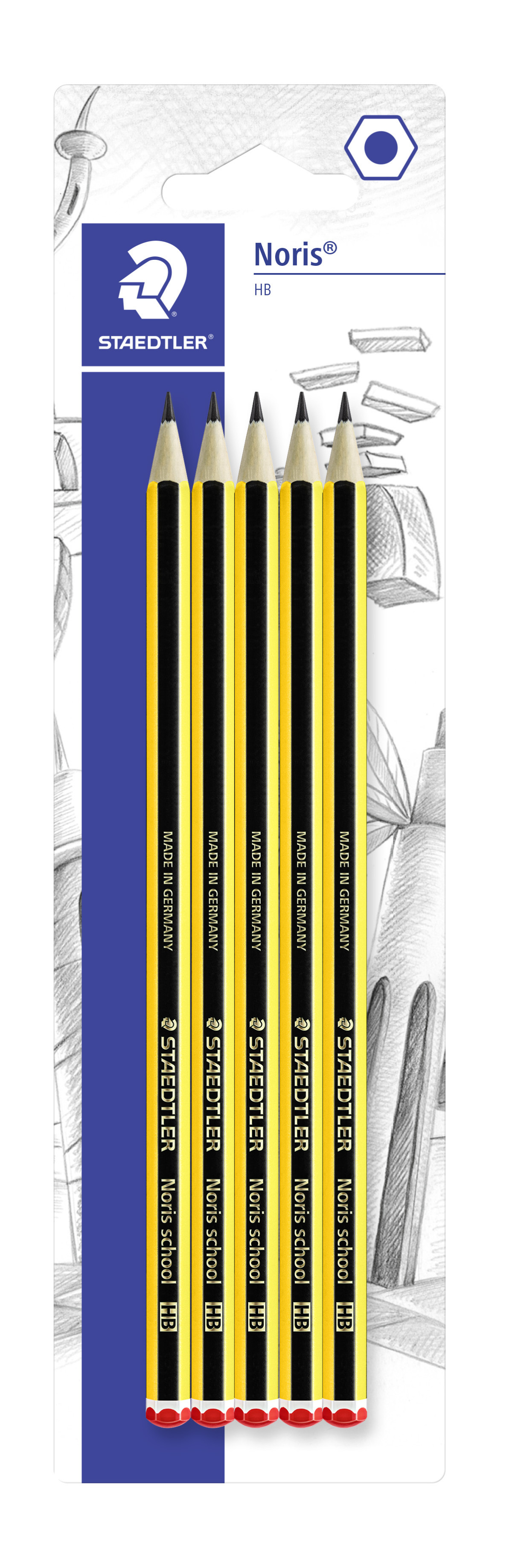 Staedtler Noris Pencils - HB (Pack Of 5) | 121-2 BK5D | The Online Pen ...